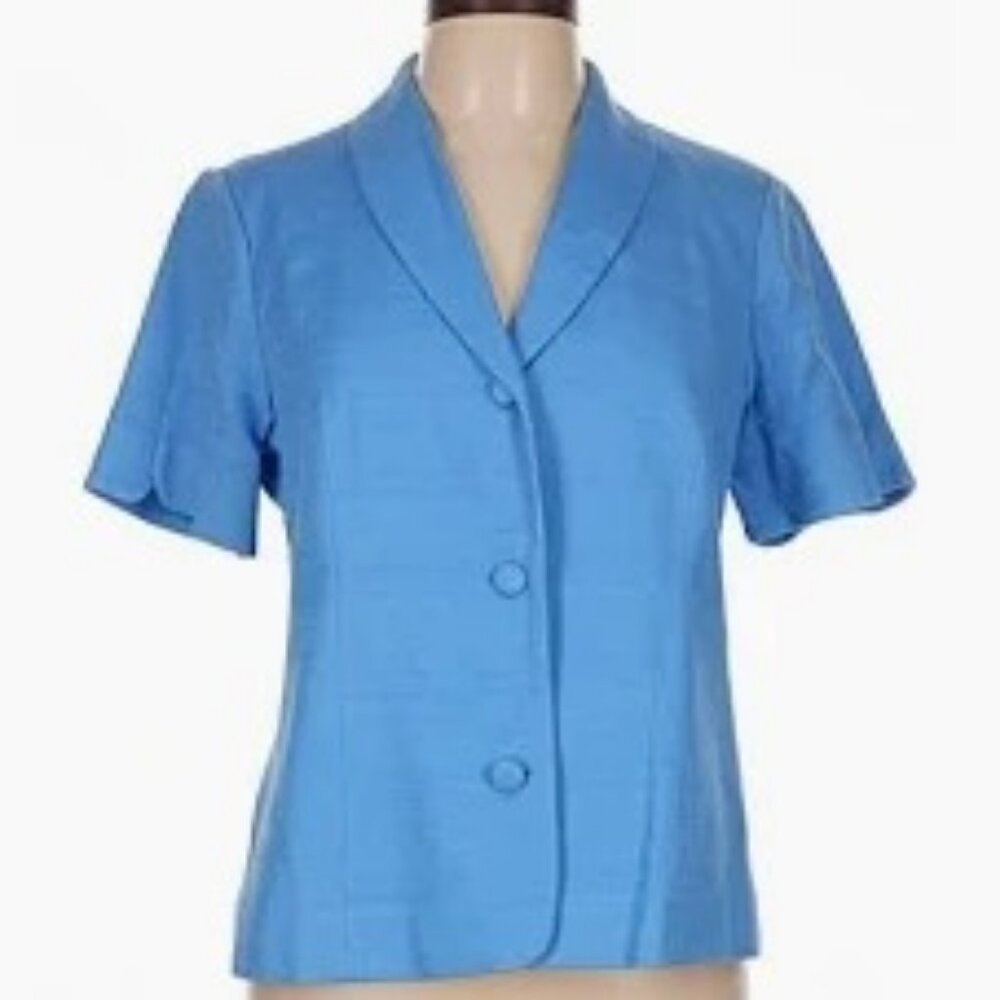 Appleseed's Women's Light Blue Blazer (pic different color)